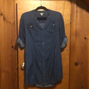 Jean dress by Guess. Like new! Sz Large